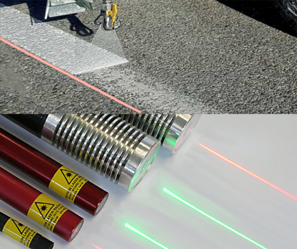 Laser pointer application let's go straight! Produzione sensori per